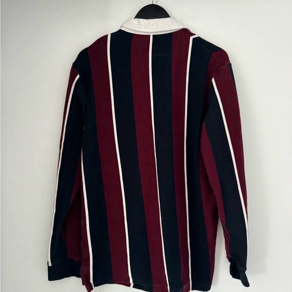 Zara Striped Polo Sweatshirt - Picture 6 of 7